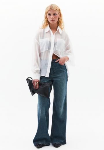 Клешеные джинсы