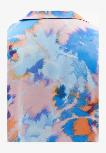 Атласная блузка