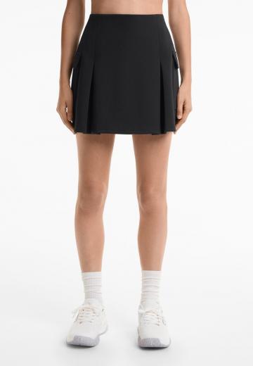 Юбка с накладными карманами