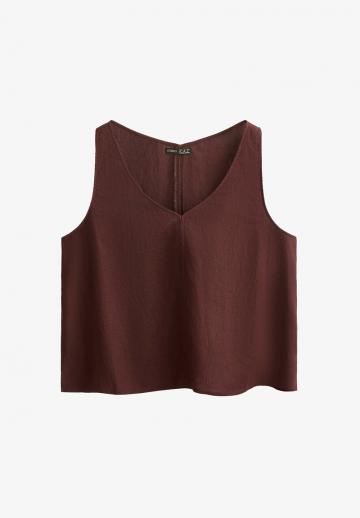 Блузка без рукавов