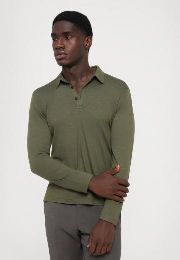 Поло с длинным рукавом