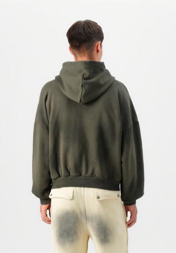 Пуловер с капюшоном