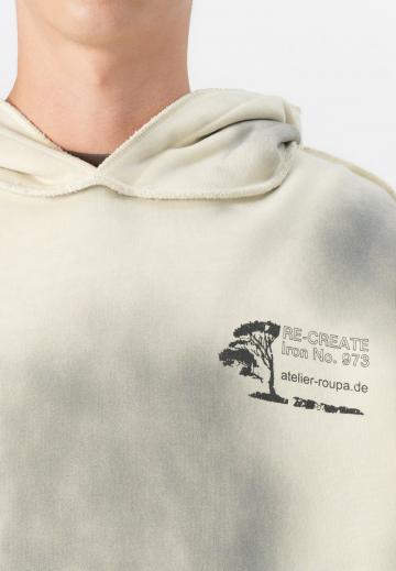 Пуловер с капюшоном