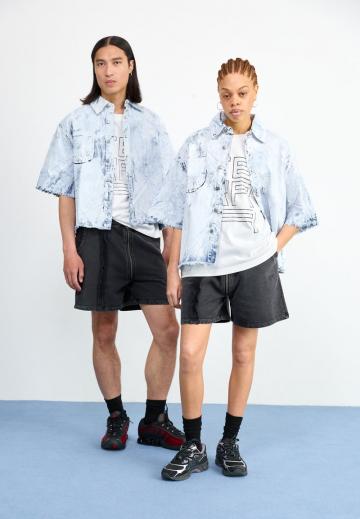 Джинсовая блузка