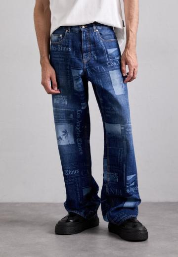 Прямые джинсы