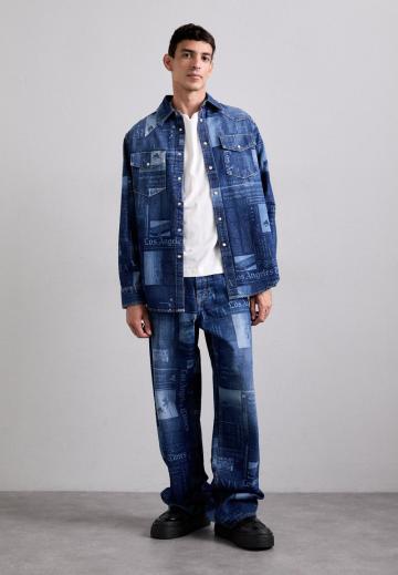 Прямые джинсы