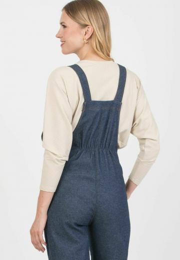 Джинсовый комбинезон