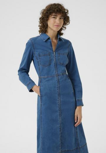 Джинсовое платье