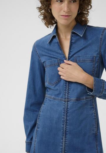 Джинсовое платье