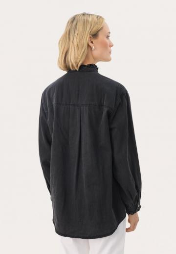 Джинсовая блузка