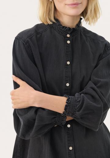 Джинсовая блузка