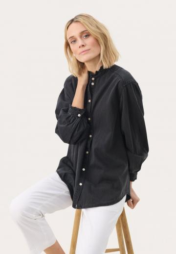 Джинсовая блузка