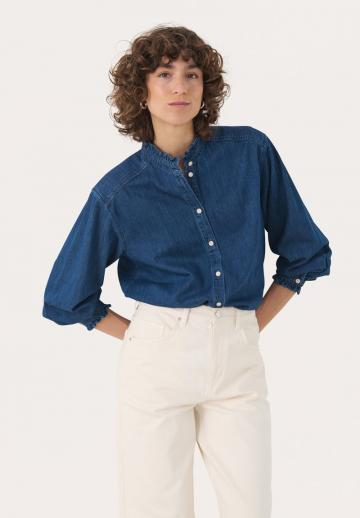 Джинсовая блузка