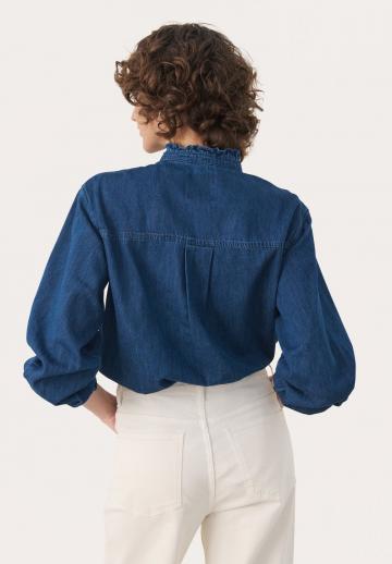 Джинсовая блузка