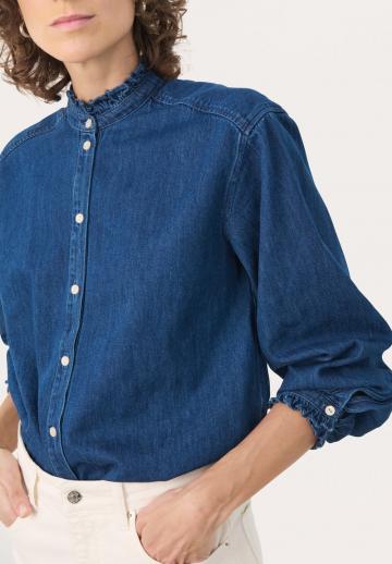 Джинсовая блузка