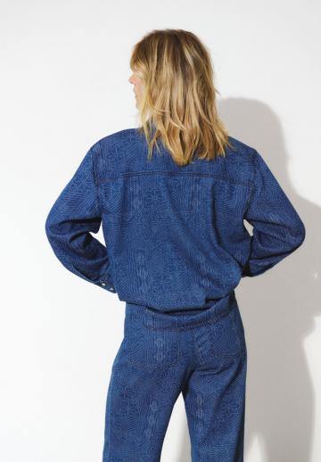 Джинсовая блузка