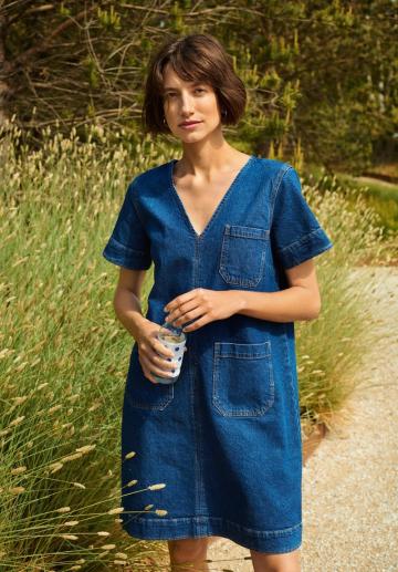 Джинсовое платье