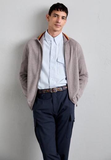 Брюки с накладными карманами