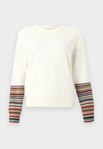 Пуловер в полоску