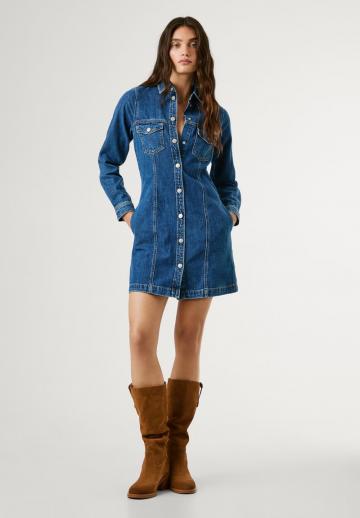 Джинсовое платье