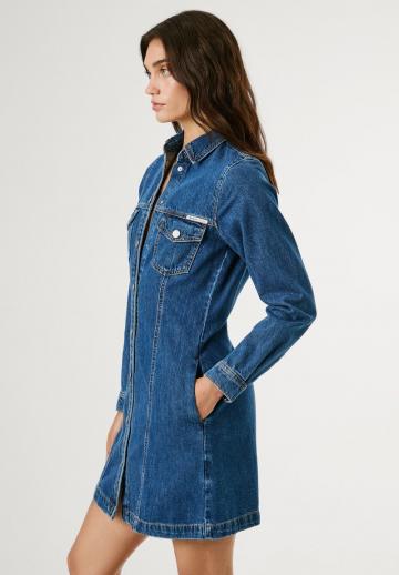 Джинсовое платье