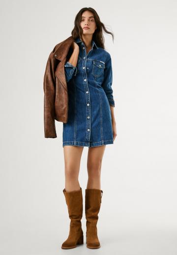 Джинсовое платье