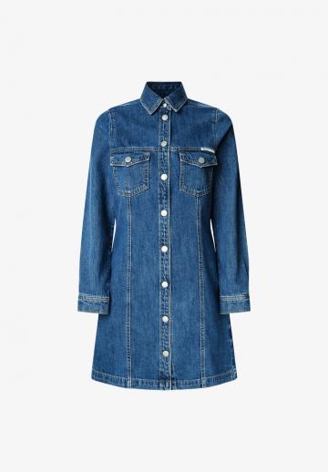 Джинсовое платье