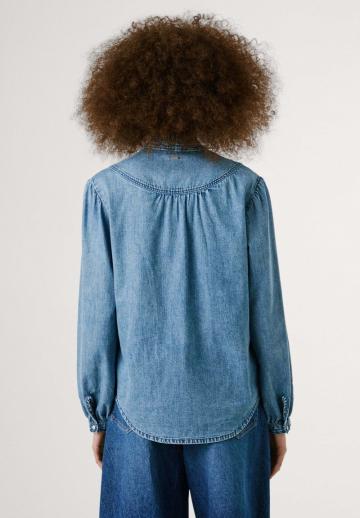 Джинсовая блузка