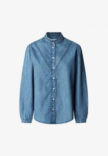 Джинсовая блузка