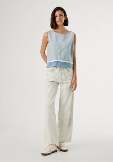 Джинсовая блузка