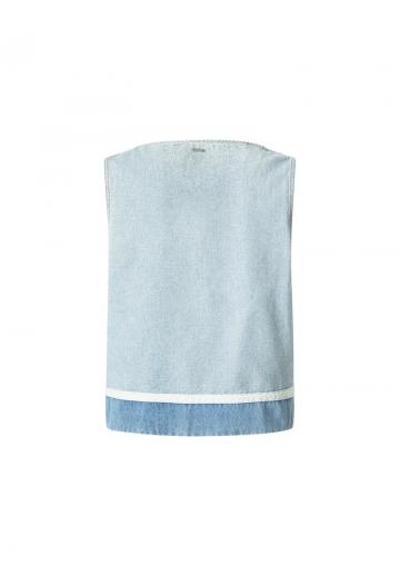 Джинсовая блузка