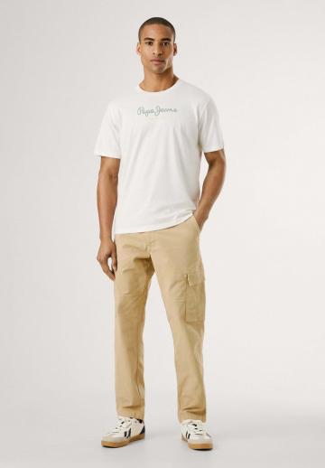 Брюки с накладными карманами