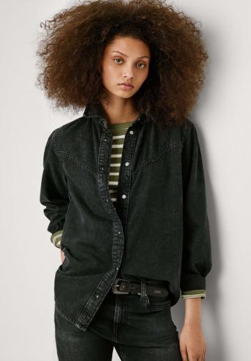 Джинсовая блузка