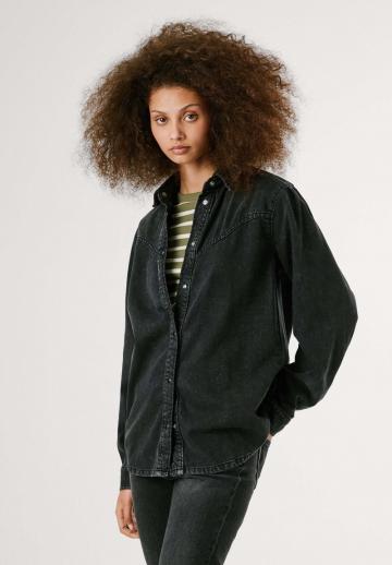 Джинсовая блузка