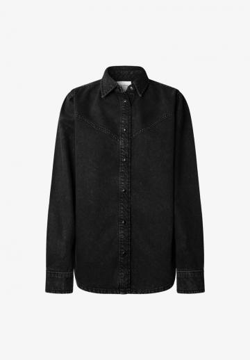 Джинсовая блузка