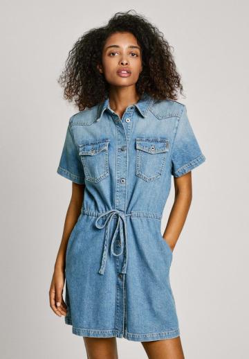 Джинсовое платье