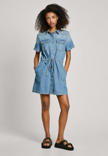 Джинсовое платье