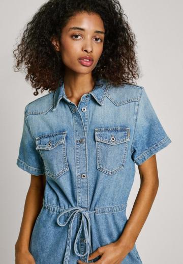 Джинсовое платье