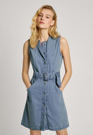 Джинсовое платье