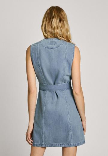 Джинсовое платье