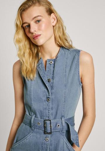 Джинсовое платье