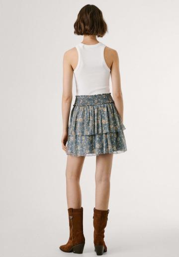 Юбка с воланами