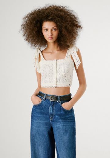 Блузка без рукавов