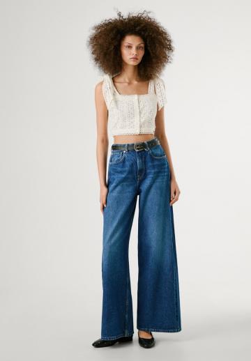 Блузка без рукавов