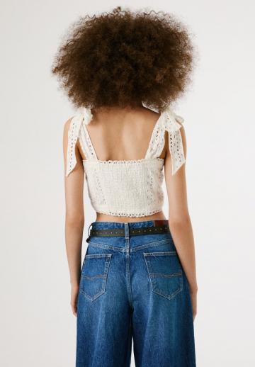 Блузка без рукавов