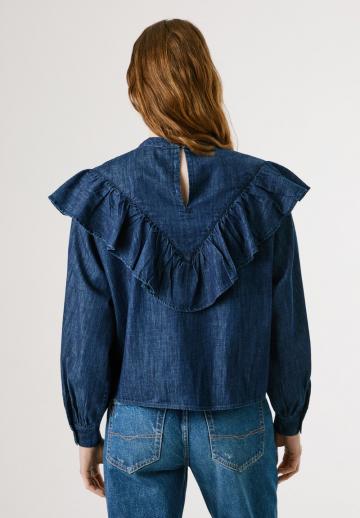 Джинсовая блузка