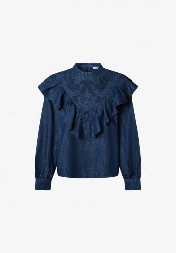 Джинсовая блузка