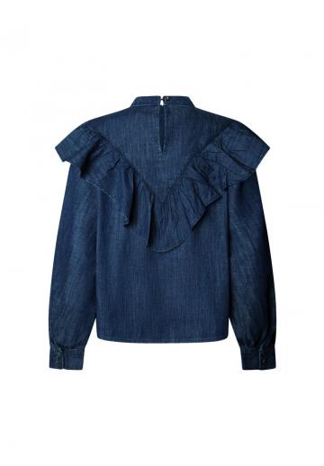 Джинсовая блузка