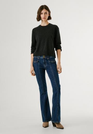 Клешеные джинсы