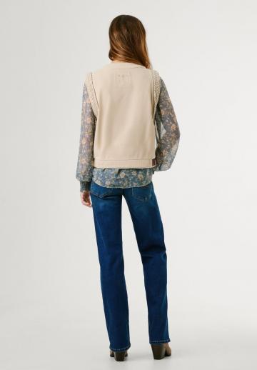 Джинсовая жилетка